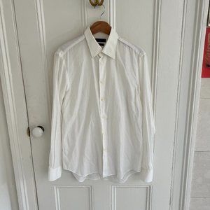 Calvin Klein Collection White Button Down Shirt - Medium